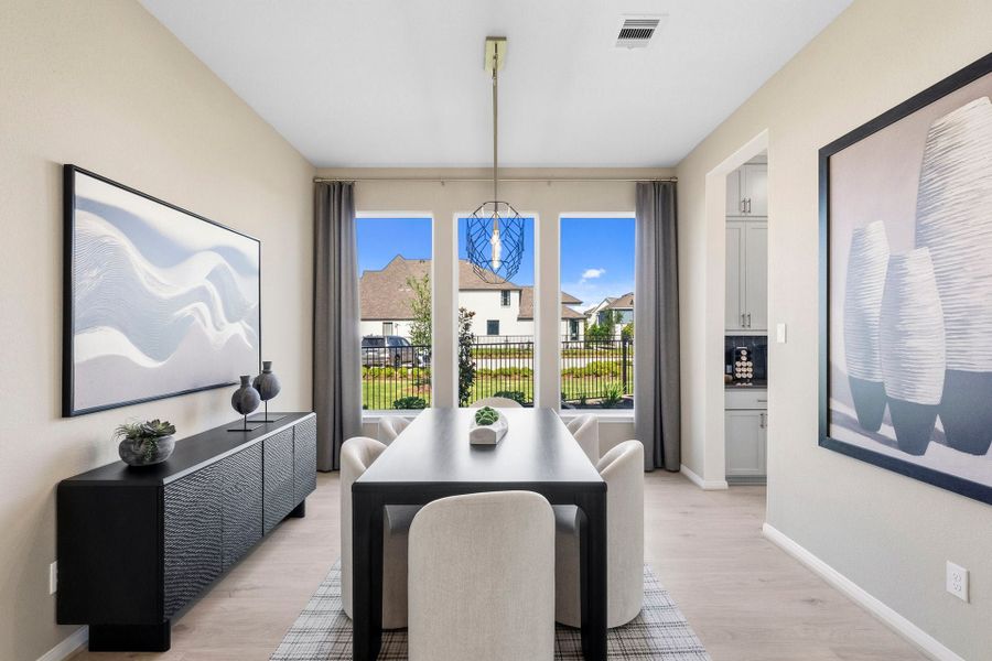 Furnished interior in a model home at Bridgeland in Cypress (Image 7). Furnished interior in a model home at Bridgeland in Cypress (Image 7).