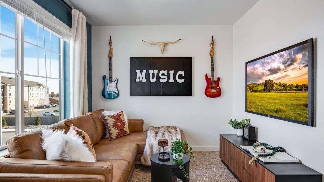 Furnished interior in a model home at Ellston Park in Colorado Springs (Image 10). Furnished interior in a model home at Ellston Park in Colorado Springs (Image 10).