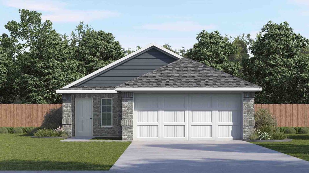 Front exterior of a home in the Allison Park community, located in Houston, TX (Image 9).
