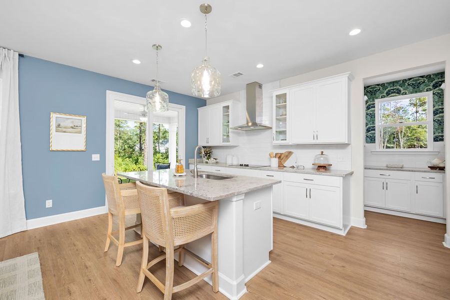 Furnished interior in a model home at Ramsey Landing in Rincon (Image 10).
