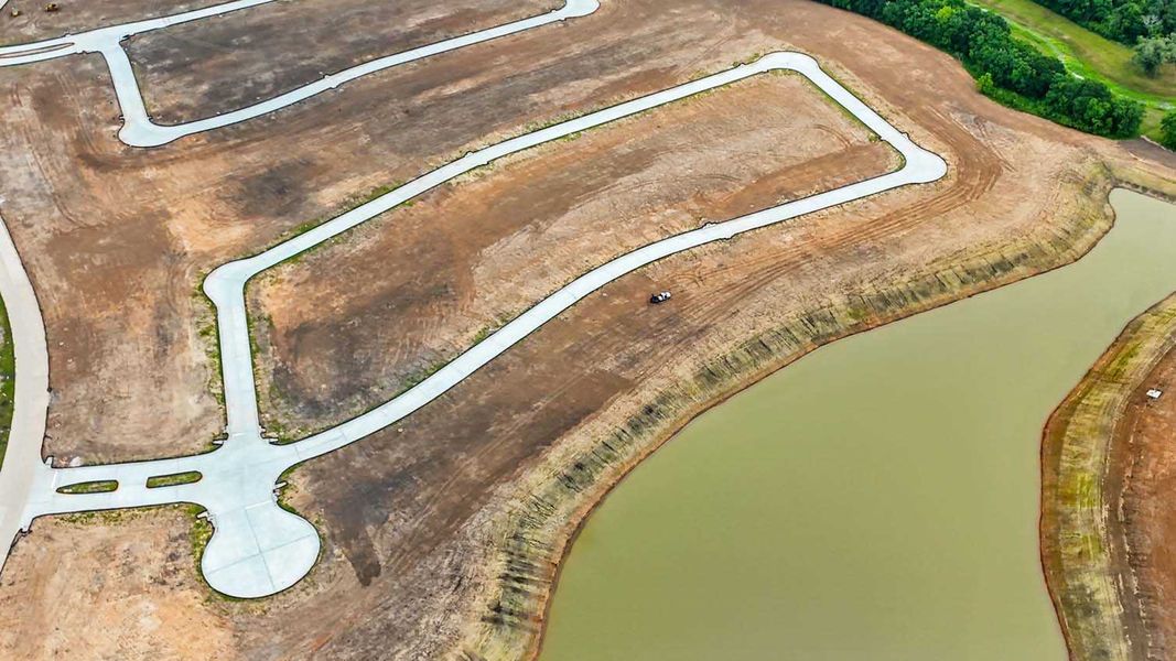 Site preparation and early development at Meridiana: 50ft. lots in Manvel, TX (Image 60).