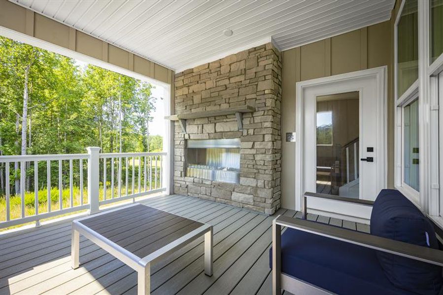 Extend your living space outdoors with a covered porch perfect for relaxing year round.