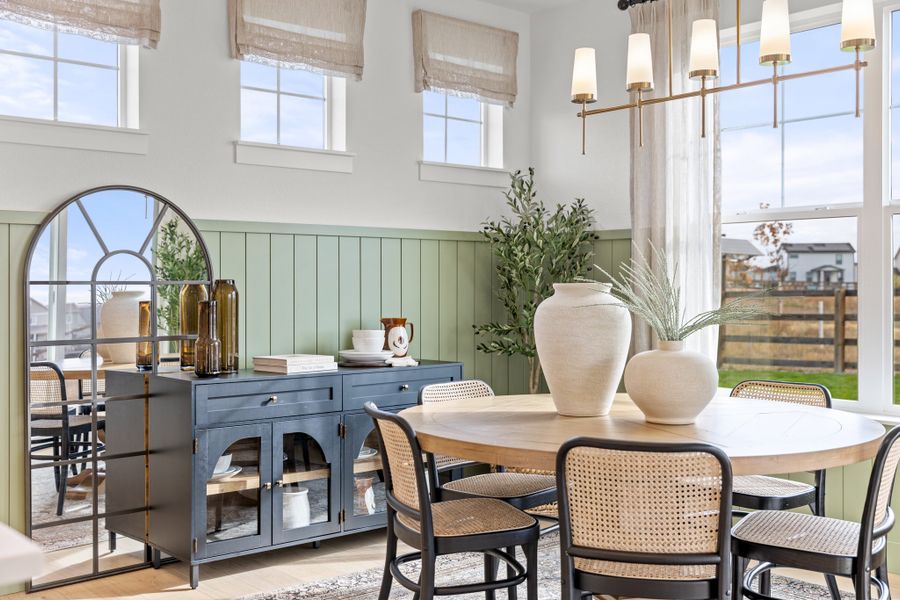 Barefoot Lakes Plan V433 casual dining by American Legend Homes