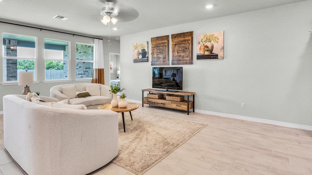 Furnished interior in a model home at Country Meadows in Thorndale (Image 9).