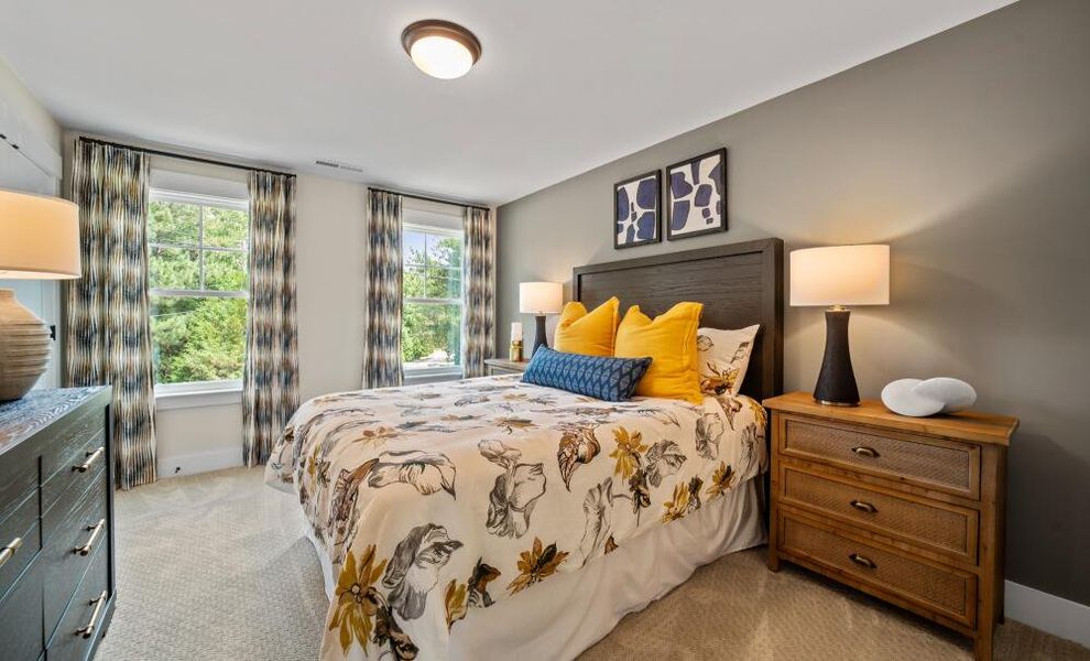 Furnished interior in a model home at Twin Creek Forsyth in Kernersville (Image 16).