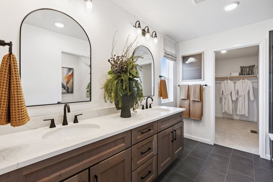 Furnished interior in a model home at Cherry Meadows in Brighton (Image 16). Furnished interior in a model home at Cherry Meadows in Brighton (Image 16).