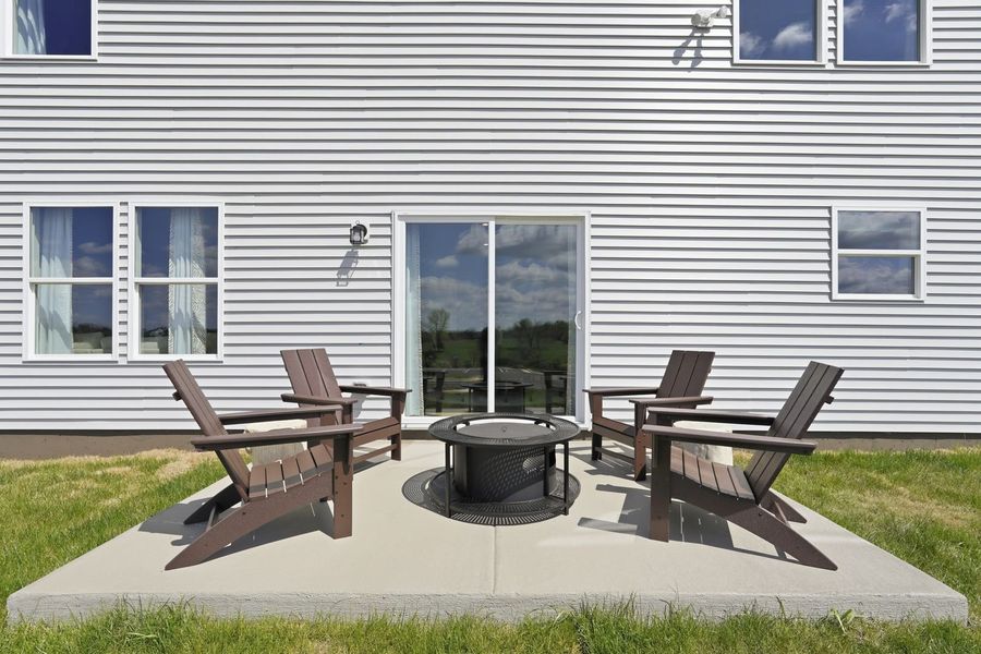Outdoor living space with room to relax, dine, and enjoy time outside Outdoor living space with room to relax, dine, and enjoy time outside
