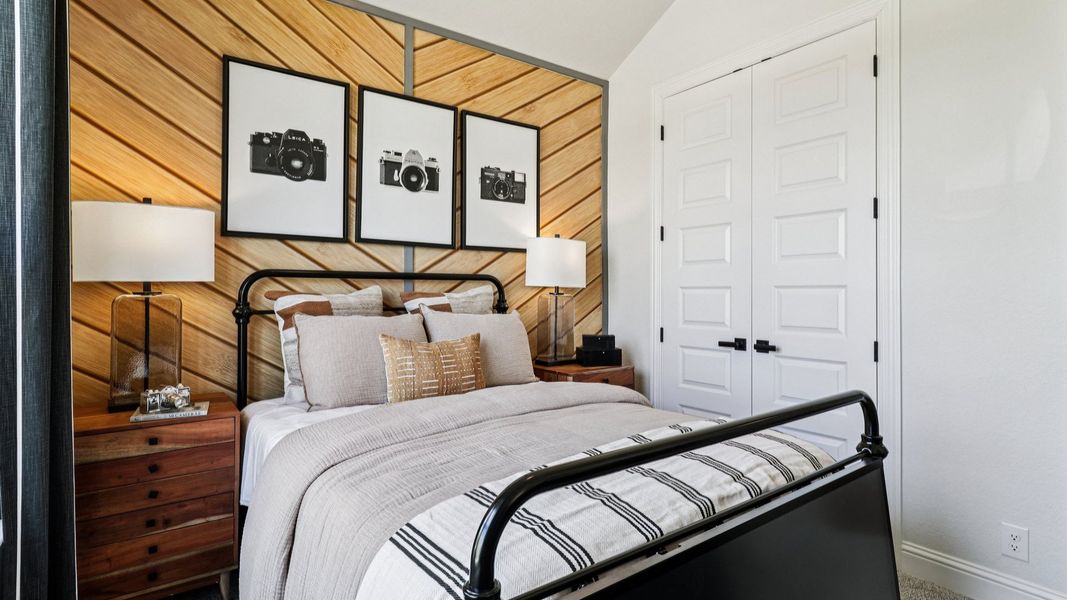 Furnished interior in a model home at Meyer Ranch – Premier in New Braunfels (Image 29).