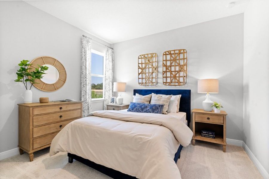 Furnished interior in a model home at Spirit Of Sebastian in Sebastian (Image 38). Furnished interior in a model home at Spirit Of Sebastian in Sebastian (Image 38).