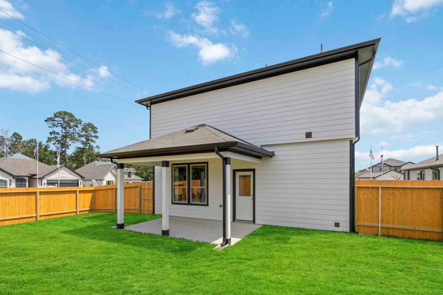 Lexington Heights Model Home - Backyard