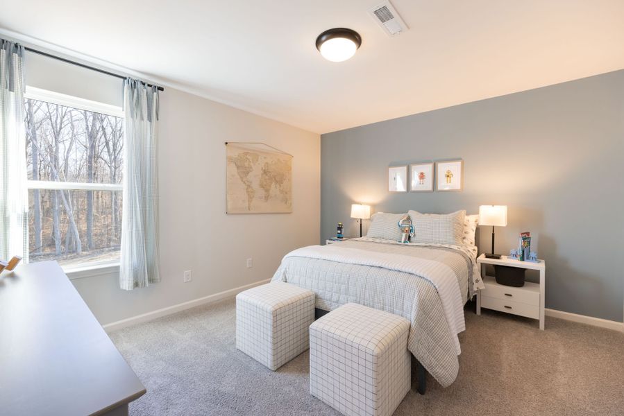 Furnished interior in a model home at River Rock in Winston-Salem (Image 10).