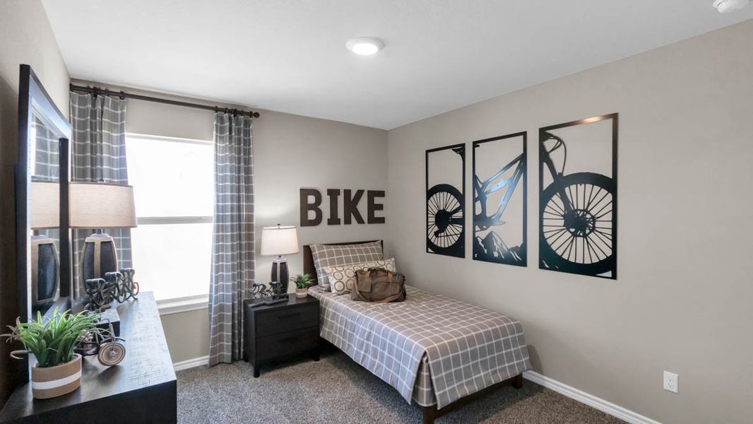 Furnished interior in a model home at Warrior's Legacy in Nolanville (Image 18). Furnished interior in a model home at Warrior's Legacy in Nolanville (Image 18).