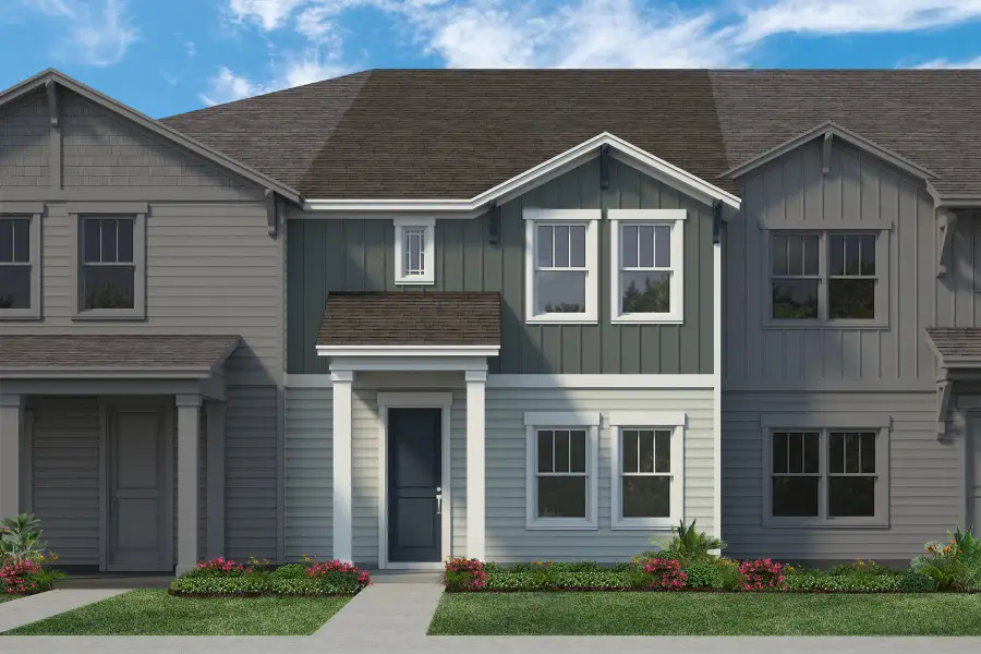 Front exterior of a home in the Whaley Grove Townhomes community, located in St. Cloud, FL (Image 3).