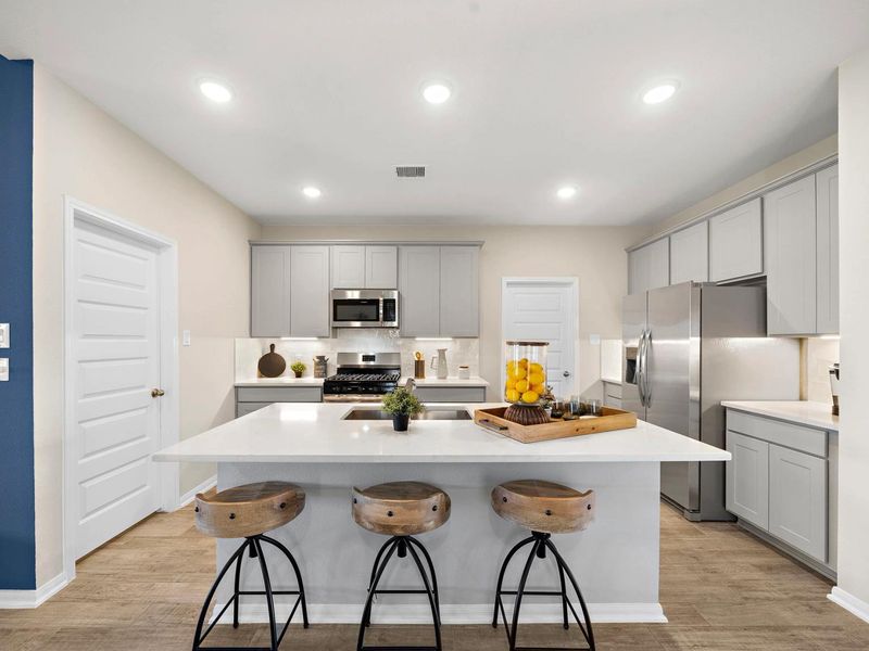 Furnished interior in a model home at Emberly in Beasley (Image 12).