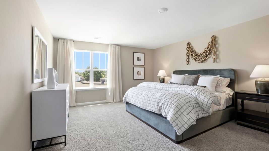 Furnished interior in a model home at Trailside Run in Spartanburg (Image 24).