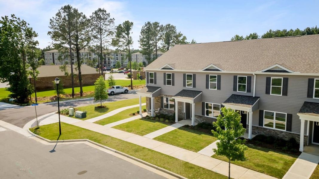 Front exterior of a home in the Clock Road Townhomes community, located in New Bern, NC (Image 3).
