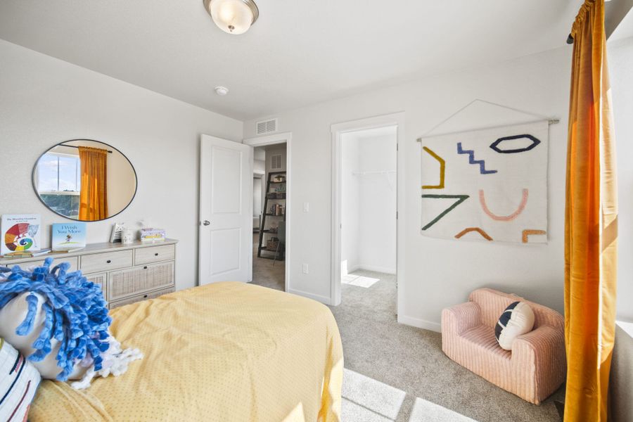 Furnished interior in a model home at The Glen in Colorado Springs (Image 20).