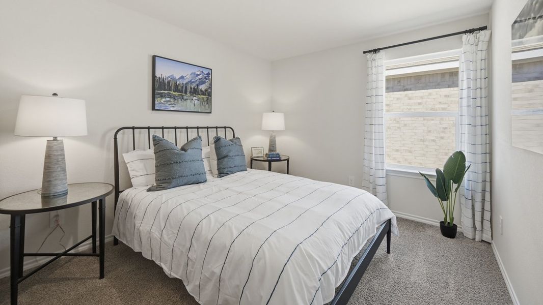 Furnished interior in a model home at Sanger Circle in Sanger (Image 45).