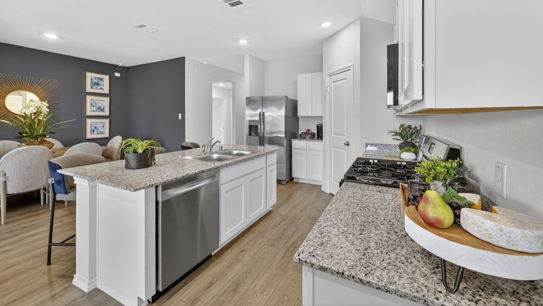 Furnished interior in a model home at The Hills of Sherman in Sherman (Image 8).