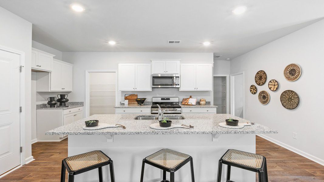 Furnished interior in a model home at Cusabo Meadows in Moncks Corner (Image 3).