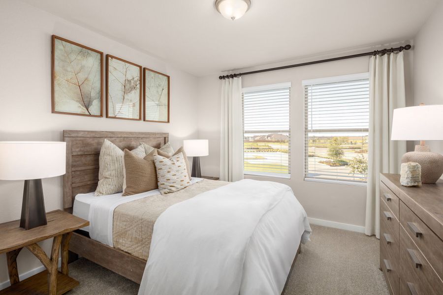 Furnished interior in a model home at Creekhaven in Rosharon (Image 23). Furnished interior in a model home at Creekhaven in Rosharon (Image 23).