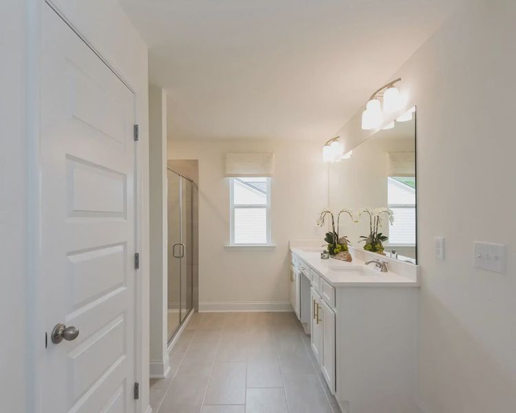 Furnished interior in a model home at Mulberry Summit in Flowery Branch (Image 7).