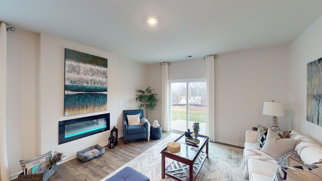 Furnished interior in a model home at Falls at Hickory in Hickory (Image 17). Furnished interior in a model home at Falls at Hickory in Hickory (Image 17).