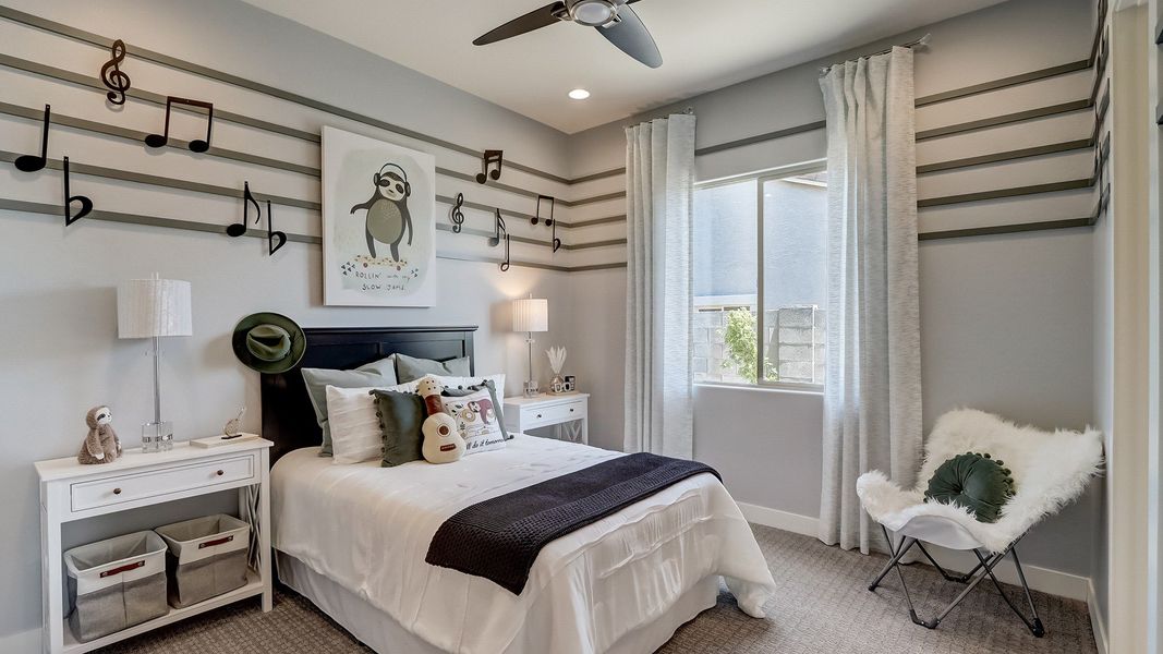 Furnished interior in a model home at Canyon Views - Hacienda in Litchfield Park (Image 4).