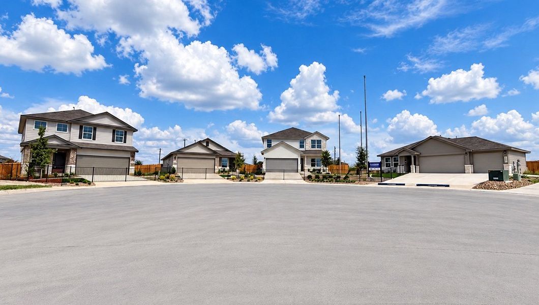 Front exterior of a home in the Redbird Ranch community, located in San Antonio, TX (Image 2).