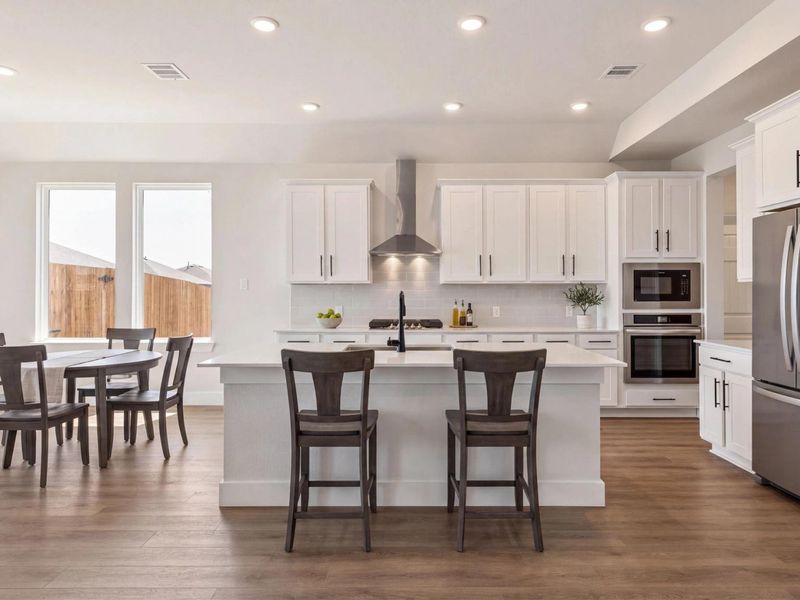 Furnished interior in a model home at Mercer Meadows in Royse City (Image 20).