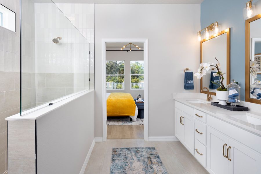 Furnished interior in a model home at Eastlyn in Bradenton (Image 12).