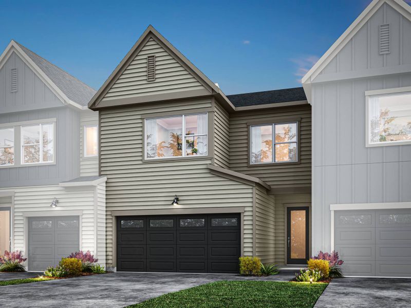 Front exterior of a home in the Summit At Homestead community, located in Chapel Hill, NC (Image 16).