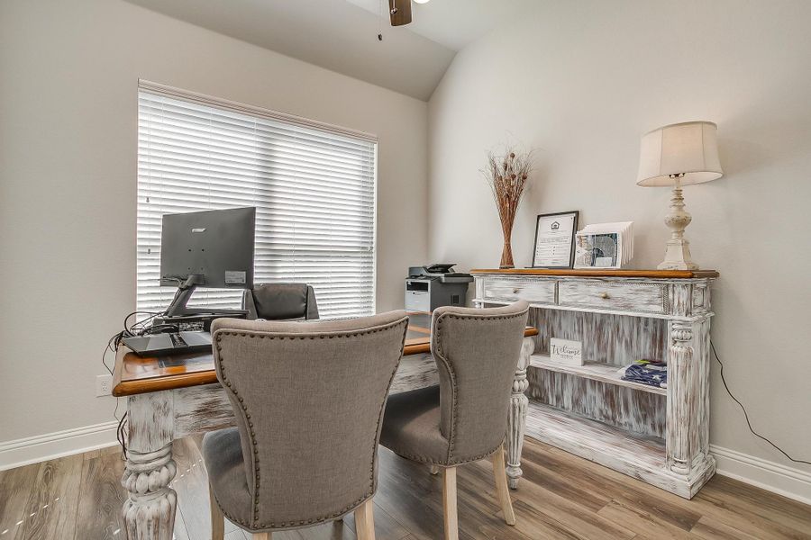 Furnished interior in a model home at Mallard Point in Greenville (Image 45).