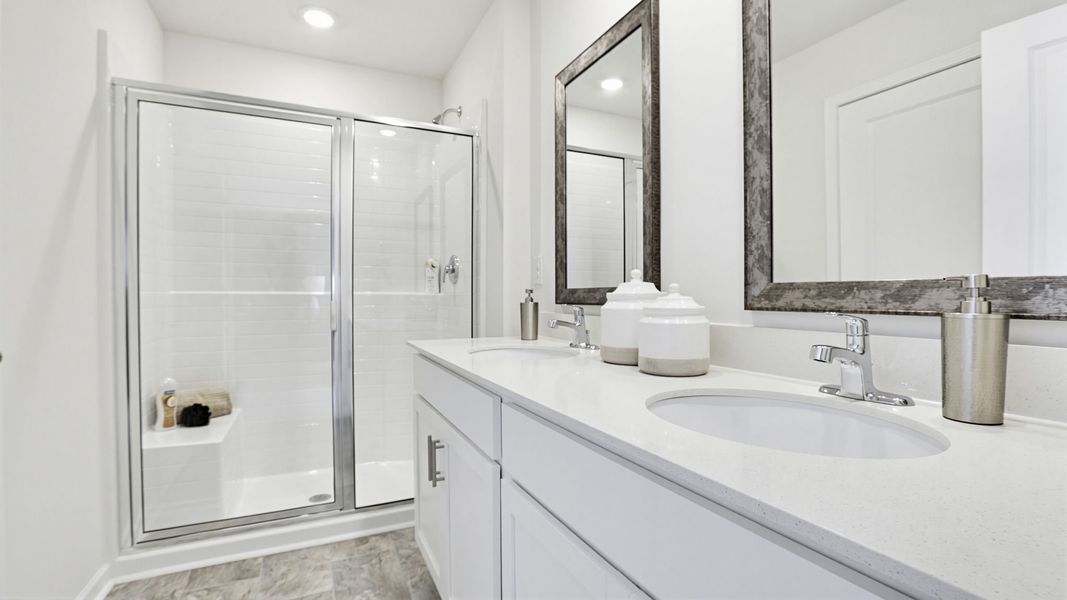 Furnished interior in a model home at Foxbank in Gray Court (Image 21).