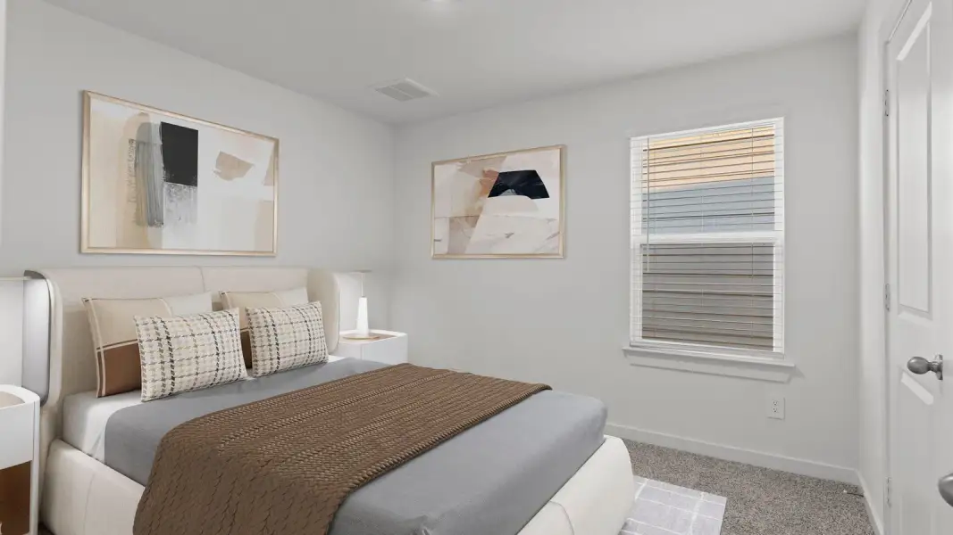 Furnished interior in a model home at Sugar Land Point in Houston (Image 6).