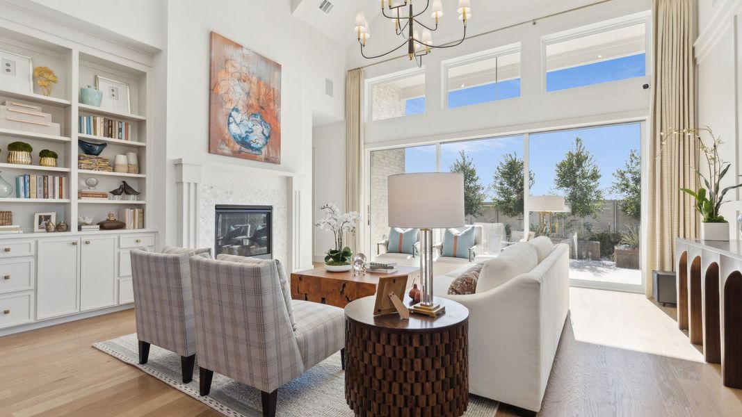 Furnished interior in a model home at Painted Tree 50' Series in McKinney (Image 33). Furnished interior in a model home at Painted Tree 50' Series in McKinney (Image 33).