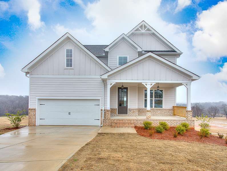 Front exterior of a home in the Stone Brooke community, located in Gray, GA (Image 2). Front exterior of a home in the Stone Brooke community, located in Gray, GA (Image 2).