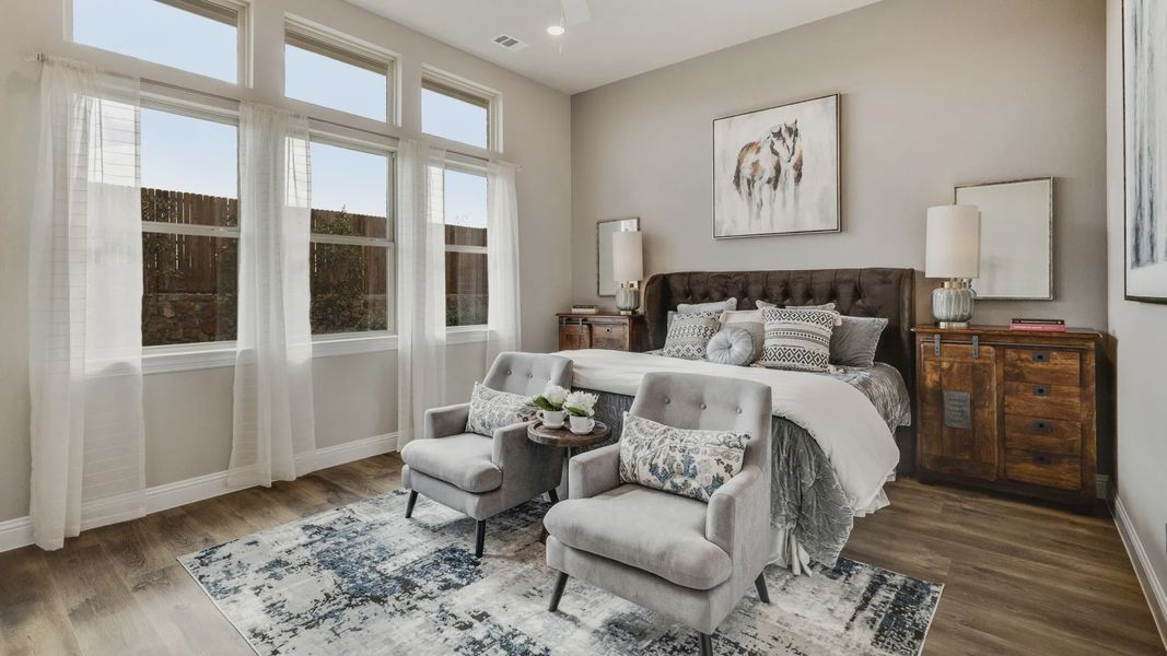 Furnished interior in a model home at Anna Ranch in Anna (Image 42). Furnished interior in a model home at Anna Ranch in Anna (Image 42).