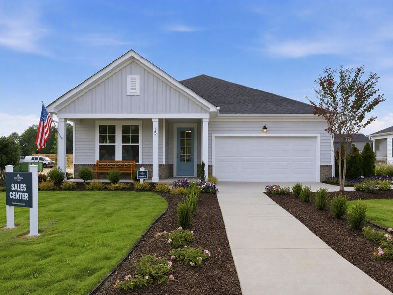 Front exterior of a home in the Retreat at North Main community, located in Lillington, NC (Image 3).