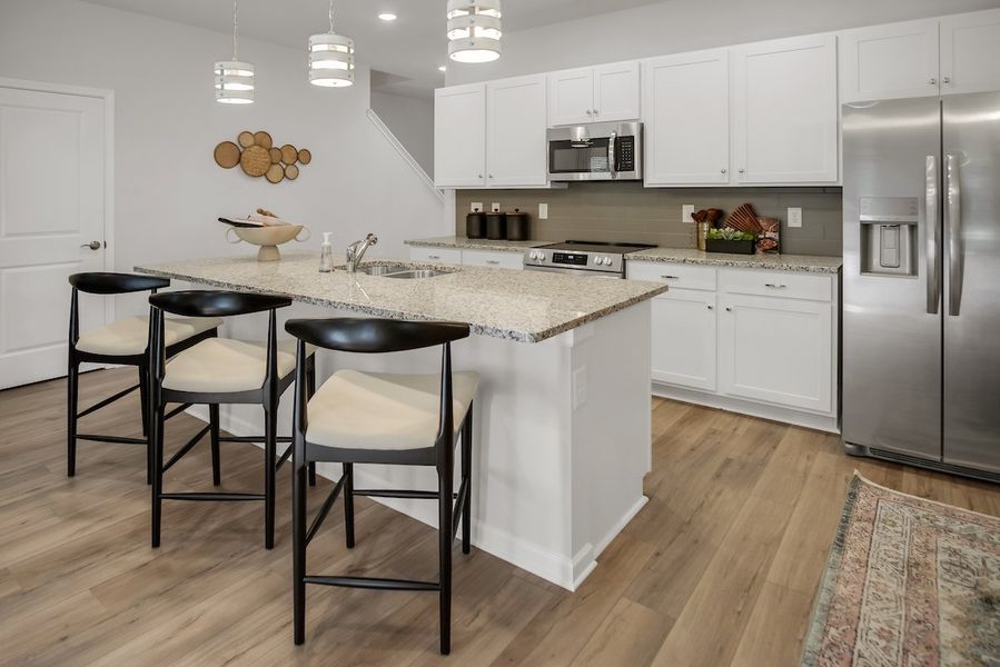 Furnished interior in a model home at Stonebridge North in Macon (Image 8).