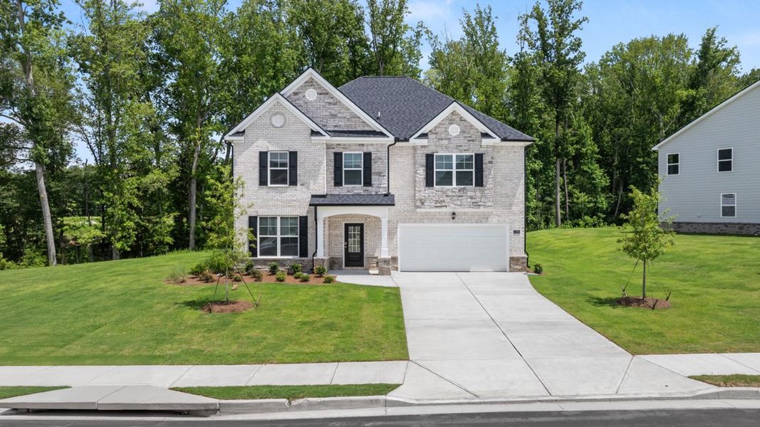 Front exterior of a home in the Independence community, located in Loganville, GA (Image 4).