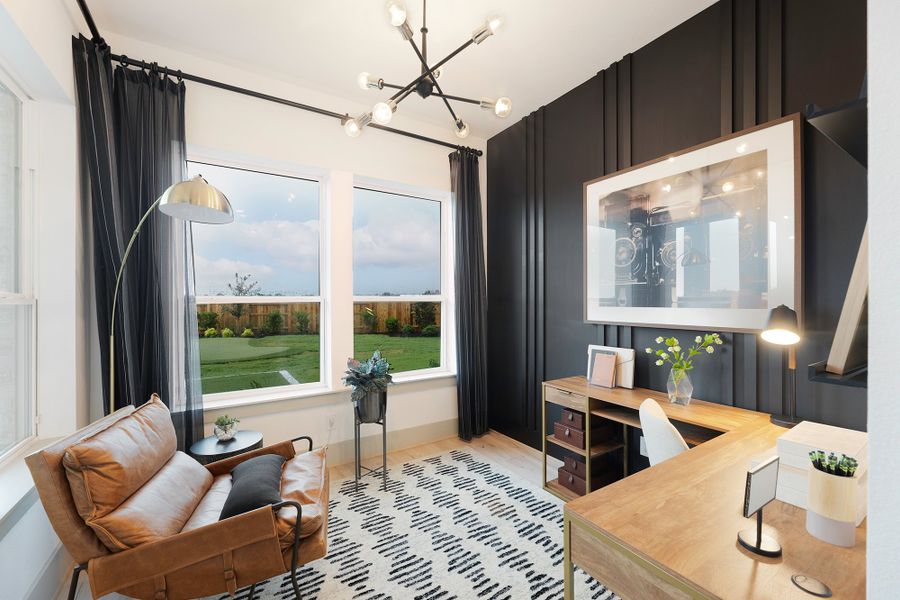 Furnished interior in a model home at Briarley in Montgomery (Image 5).