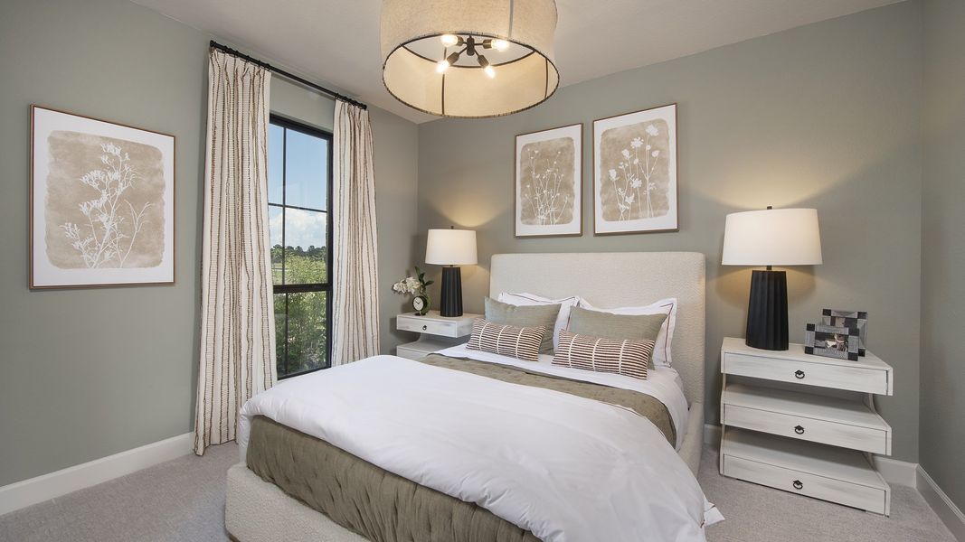 Furnished interior in a model home at Briarley 60' in Montgomery (Image 17). Furnished interior in a model home at Briarley 60' in Montgomery (Image 17).