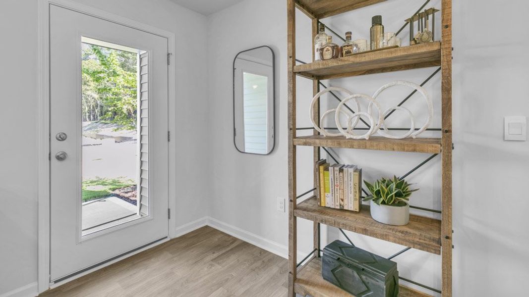 Furnished interior in a model home at The Townes at Martin Farms in Aberdeen (Image 19).
