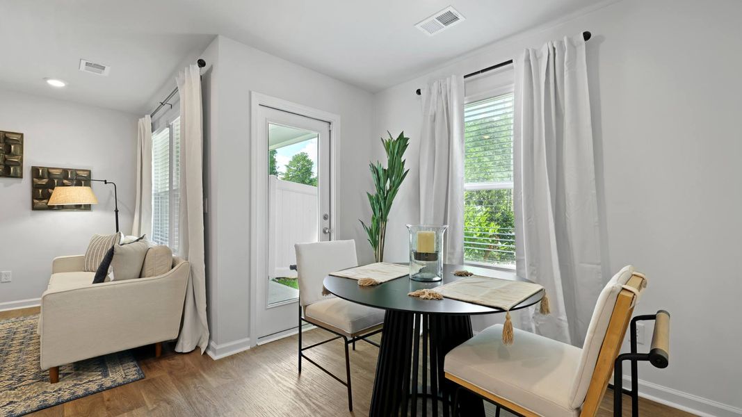 Furnished interior in a model home at The Timbers in Harleyville (Image 9). Furnished interior in a model home at The Timbers in Harleyville (Image 9).