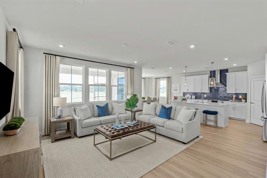 OPEN-CONCEPT LAYOUTS OFFER SPACE, LIGHT AND ROOM TO MAKE MEMORIES WITH FRIENDS AND FAMILY