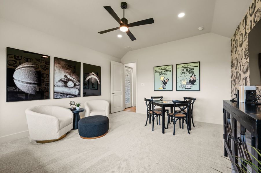 Furnished interior in a model home at NorthGlen in Haslet (Image 26). Furnished interior in a model home at NorthGlen in Haslet (Image 26).