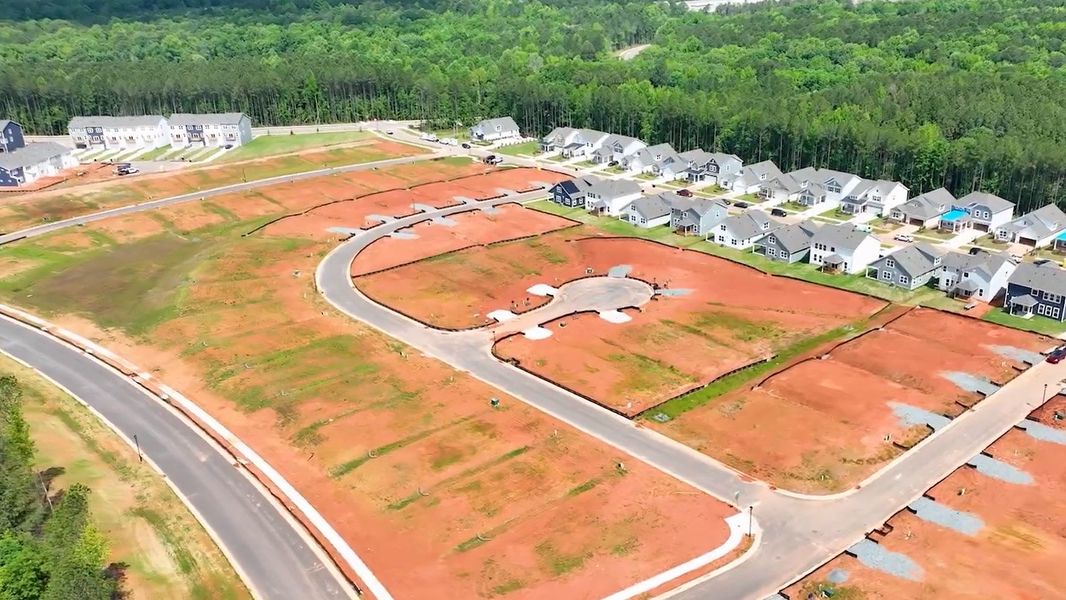Site preparation and early development at The Estates Park in Apex, NC (Image 22).