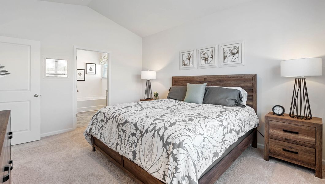 Furnished interior in a model home at Sage Grove in Lyman (Image 18).