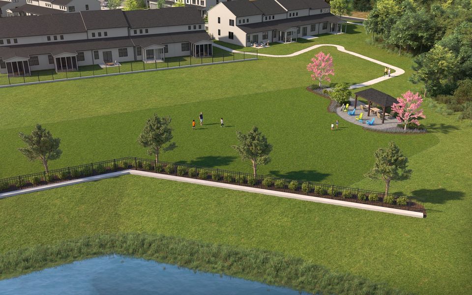 Neighborhood Gathering Area Rendering Neighborhood Gathering Area Rendering